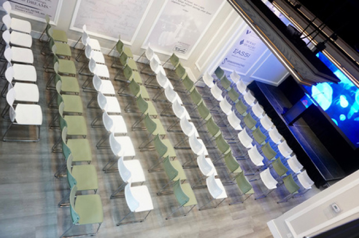 Theatre style conference hall